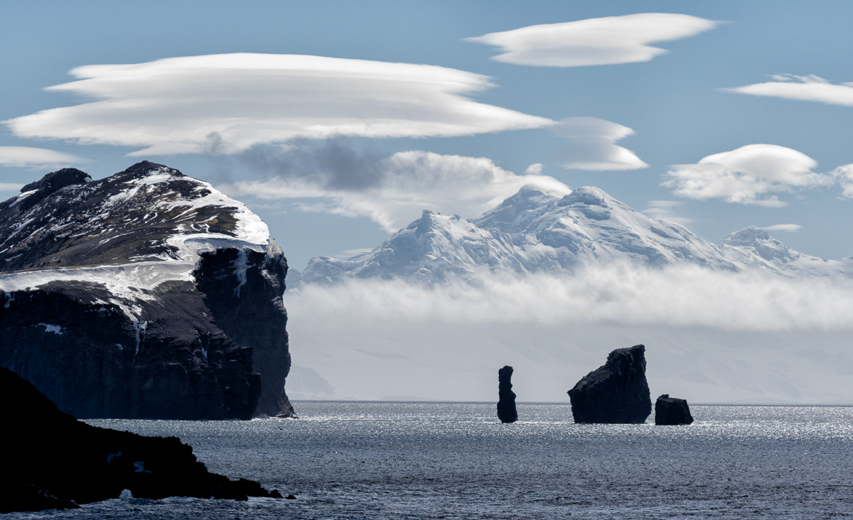 somewhere in antarctica: view from the ship