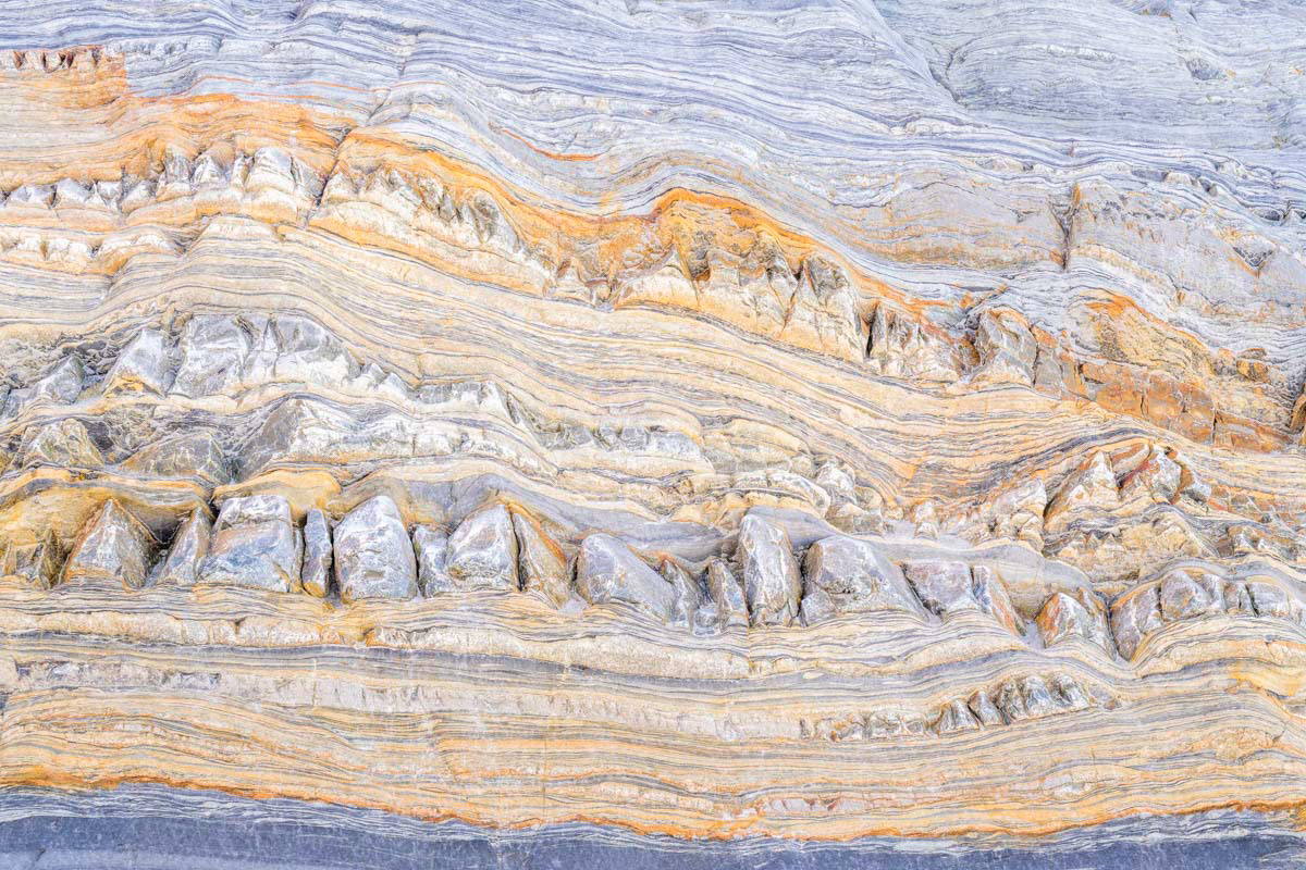 colorful flysch rocks