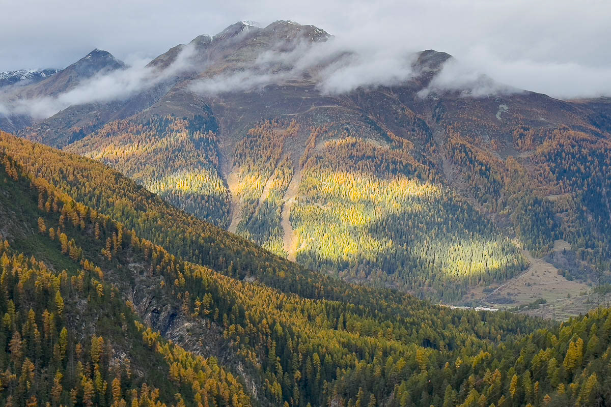 a little bit of sunshine breaking through the clouds