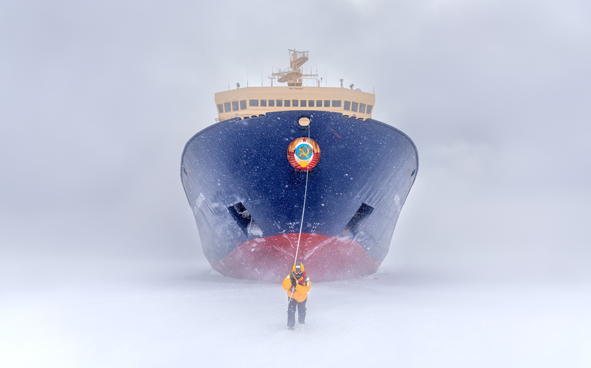 It's me, towing Russian icebreaker Kapitan Khlebnikov