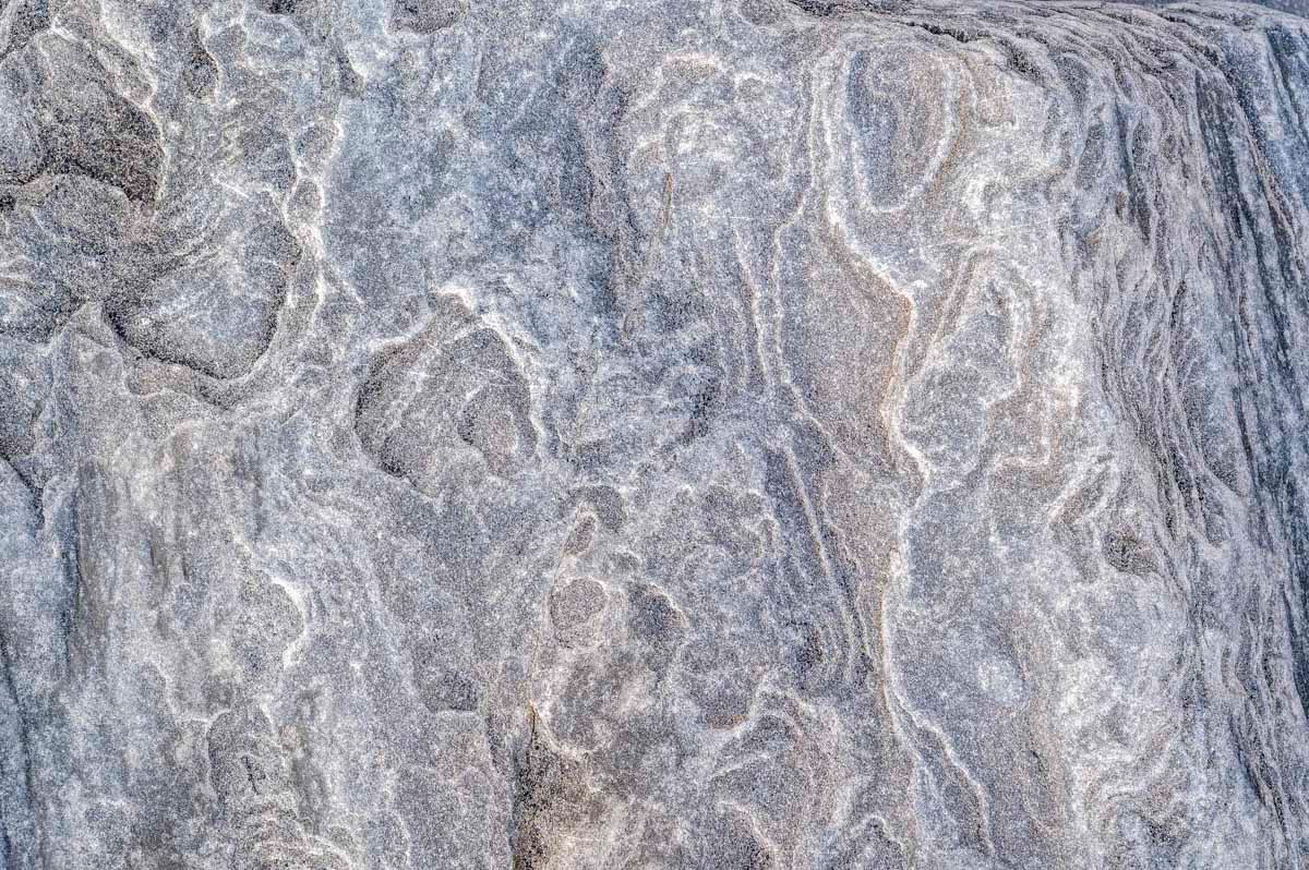 macro capture of a the lines and structures of a single stone