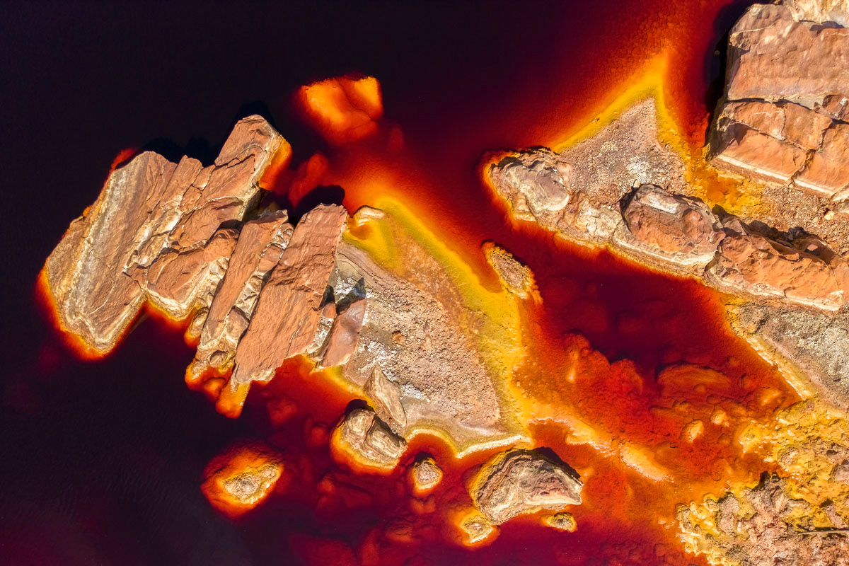 same location - drone footage