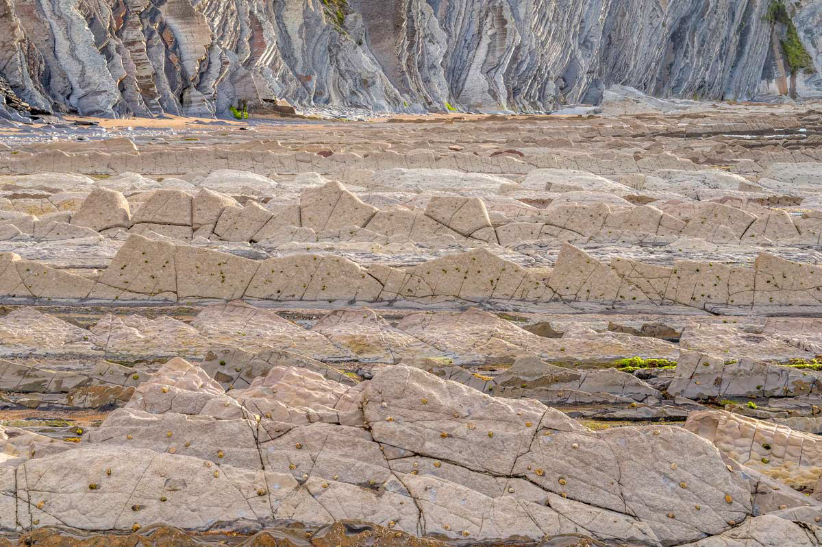 endless layers of flysch leading to the sea