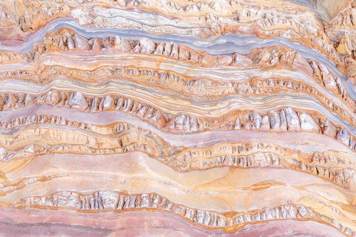 colorful flysch rocks