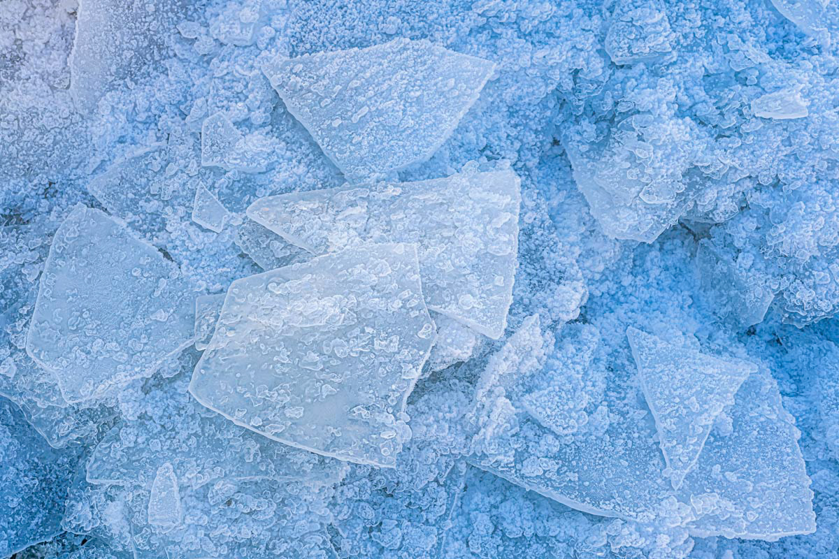 scattered and broken