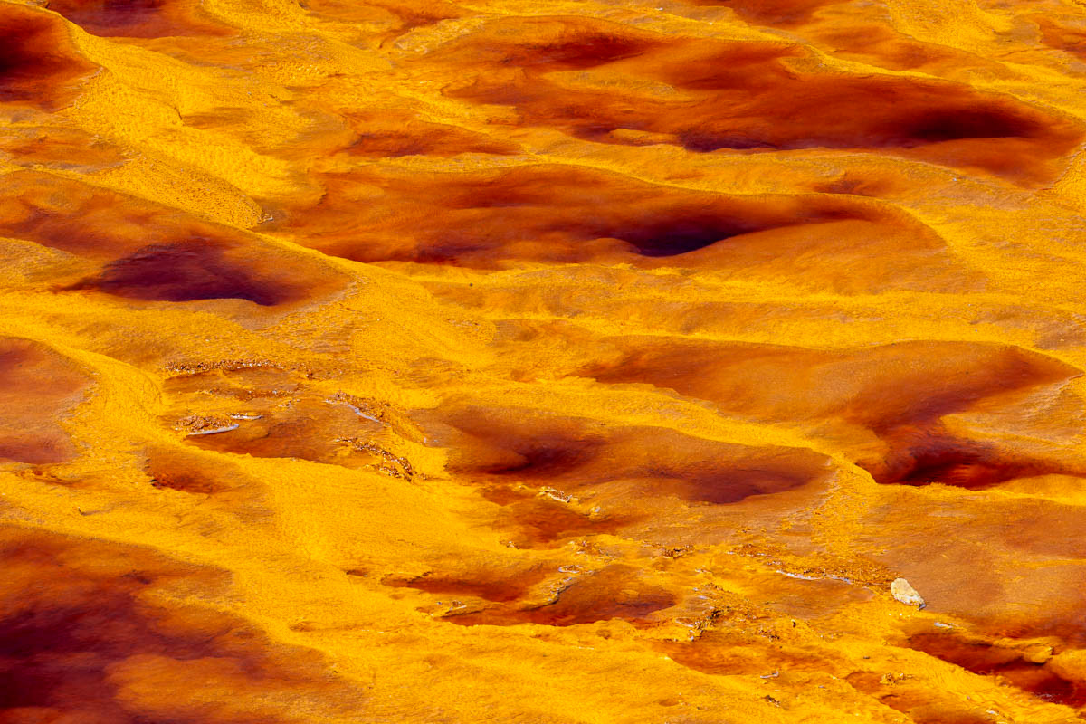 another location - weird colors and structures in the water