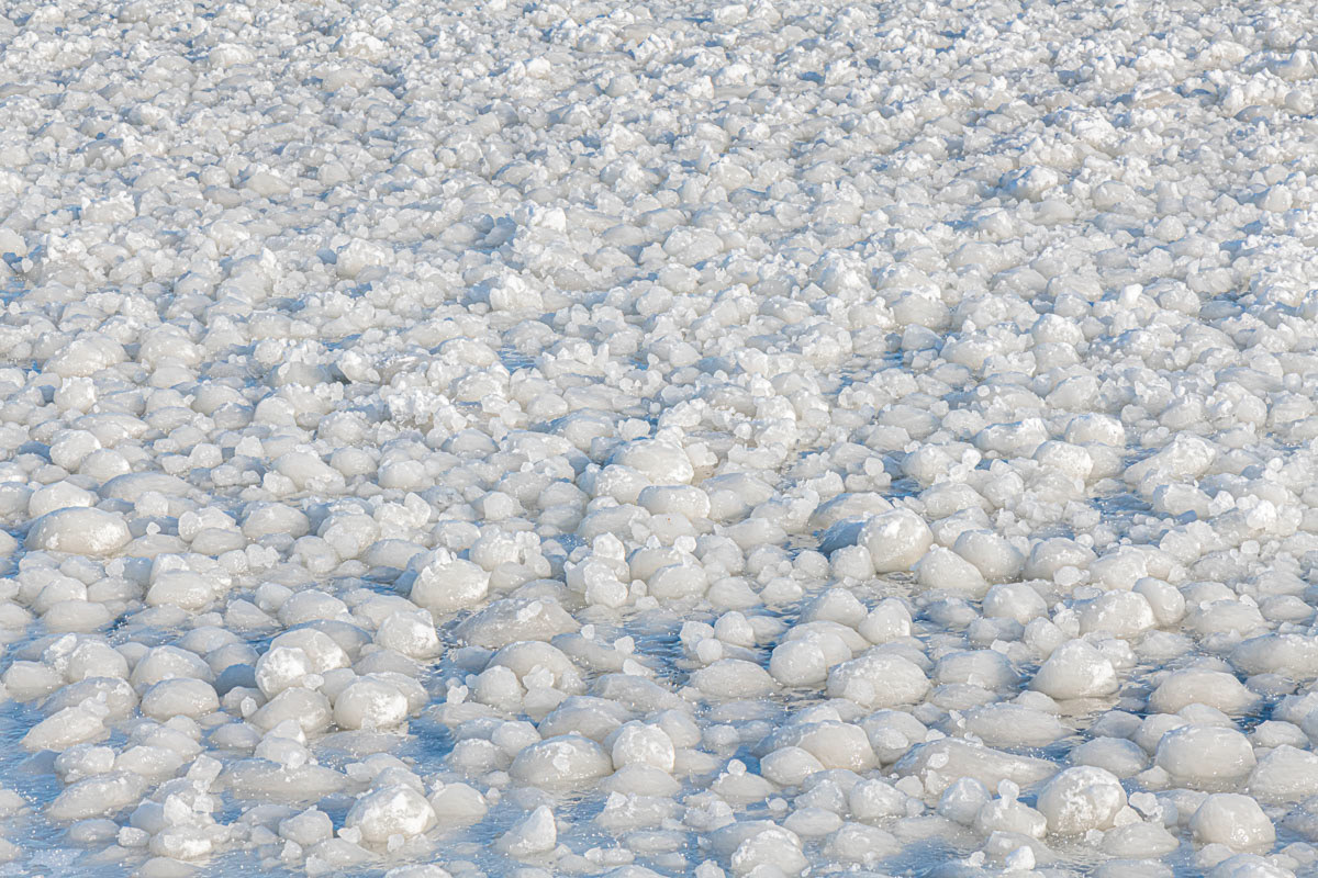 sea of ice balls