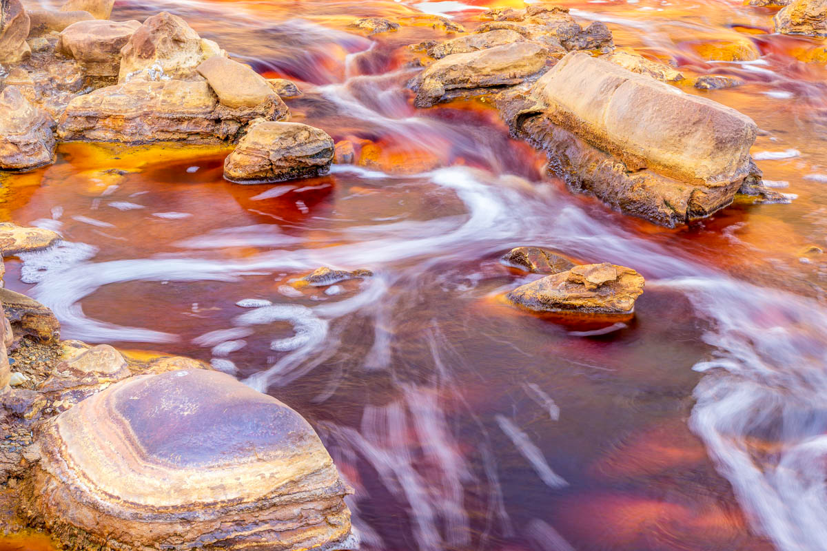 another location of the river - slow shutter speed experiments