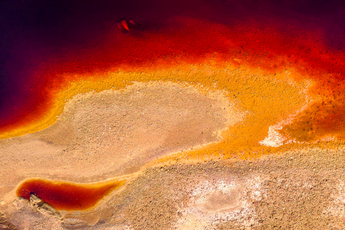 same location - drone footage