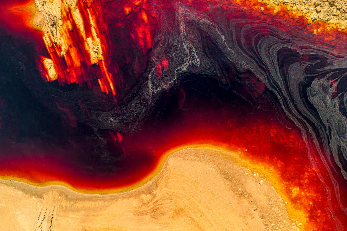 same location - drone footage