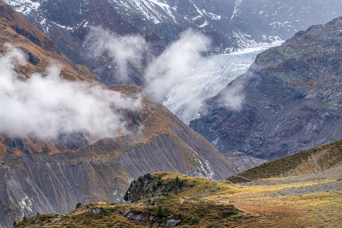 landscape with glacier