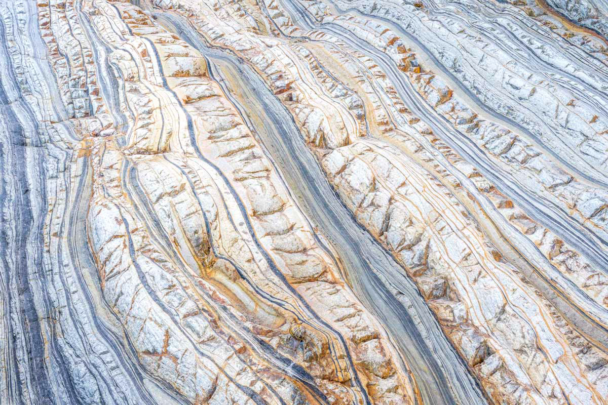 colorful flysch rocks