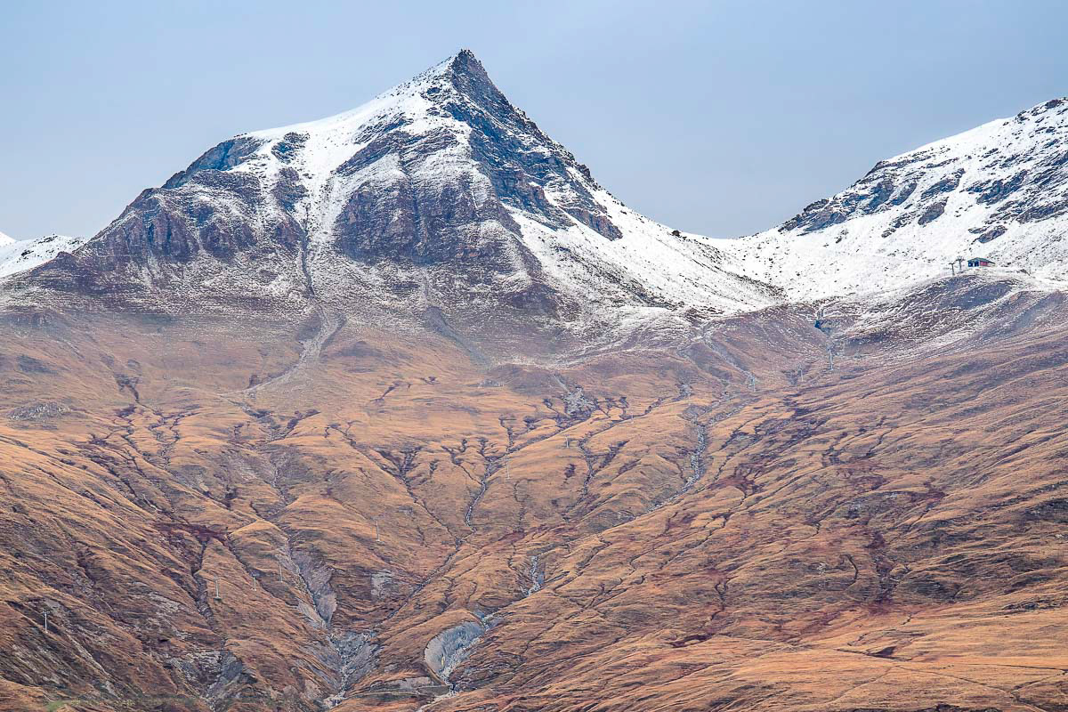 interesting patterns down the slope