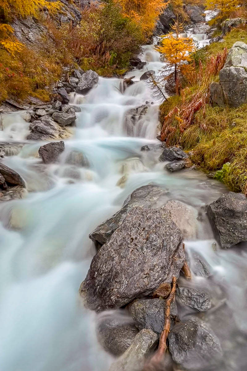 a beautiful waterfall we passed on the way up