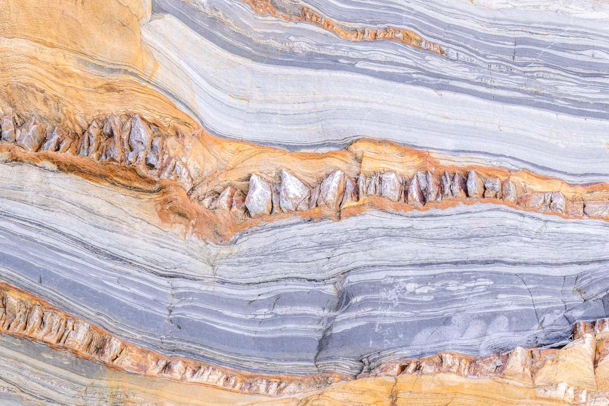 colorful flysch rocks