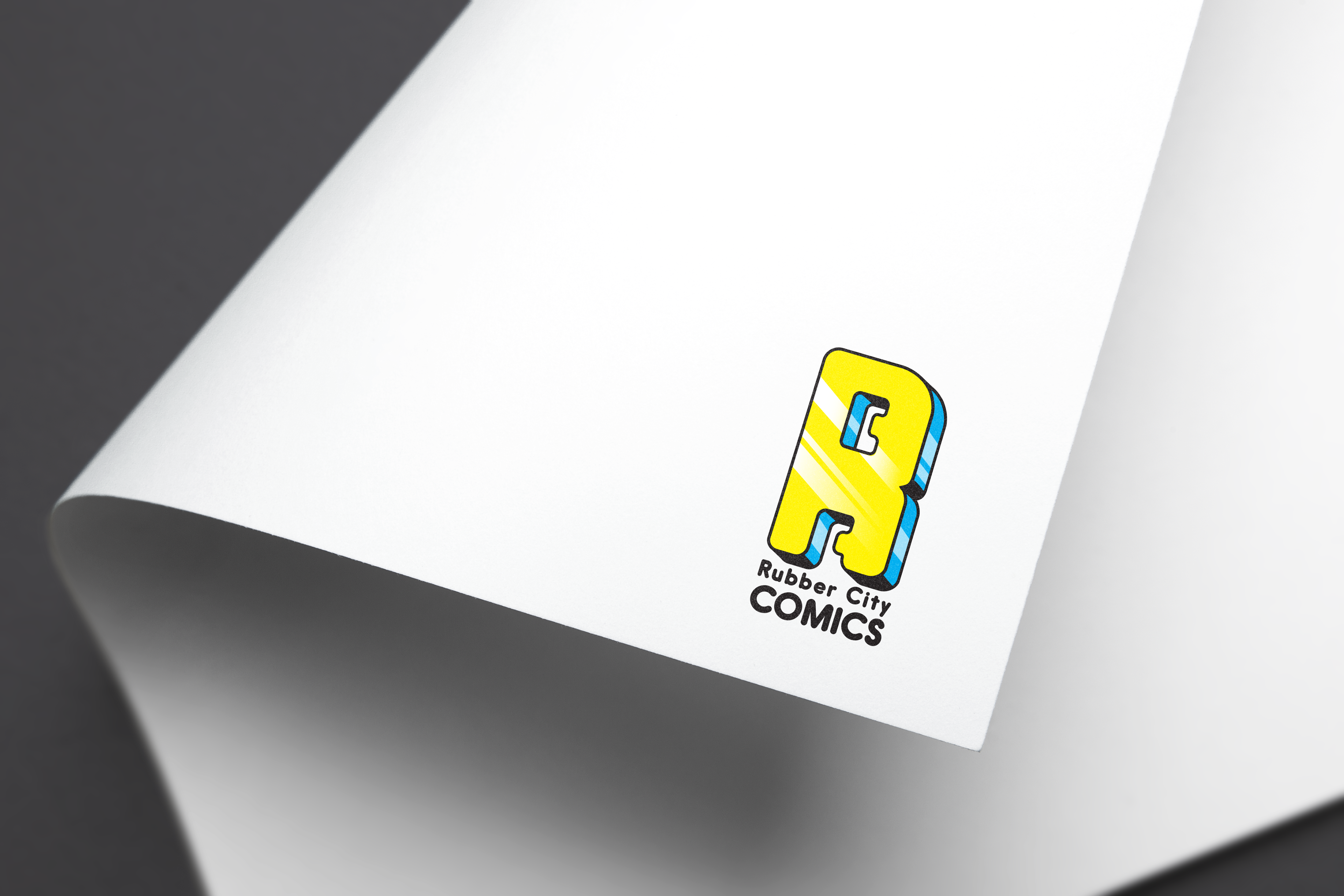 Rubber City Comics is a comic book shop based in the heart of downtown Akron, OH. I wanted to redesign their logo for a school project and later present them the logo for their consideration for use.
