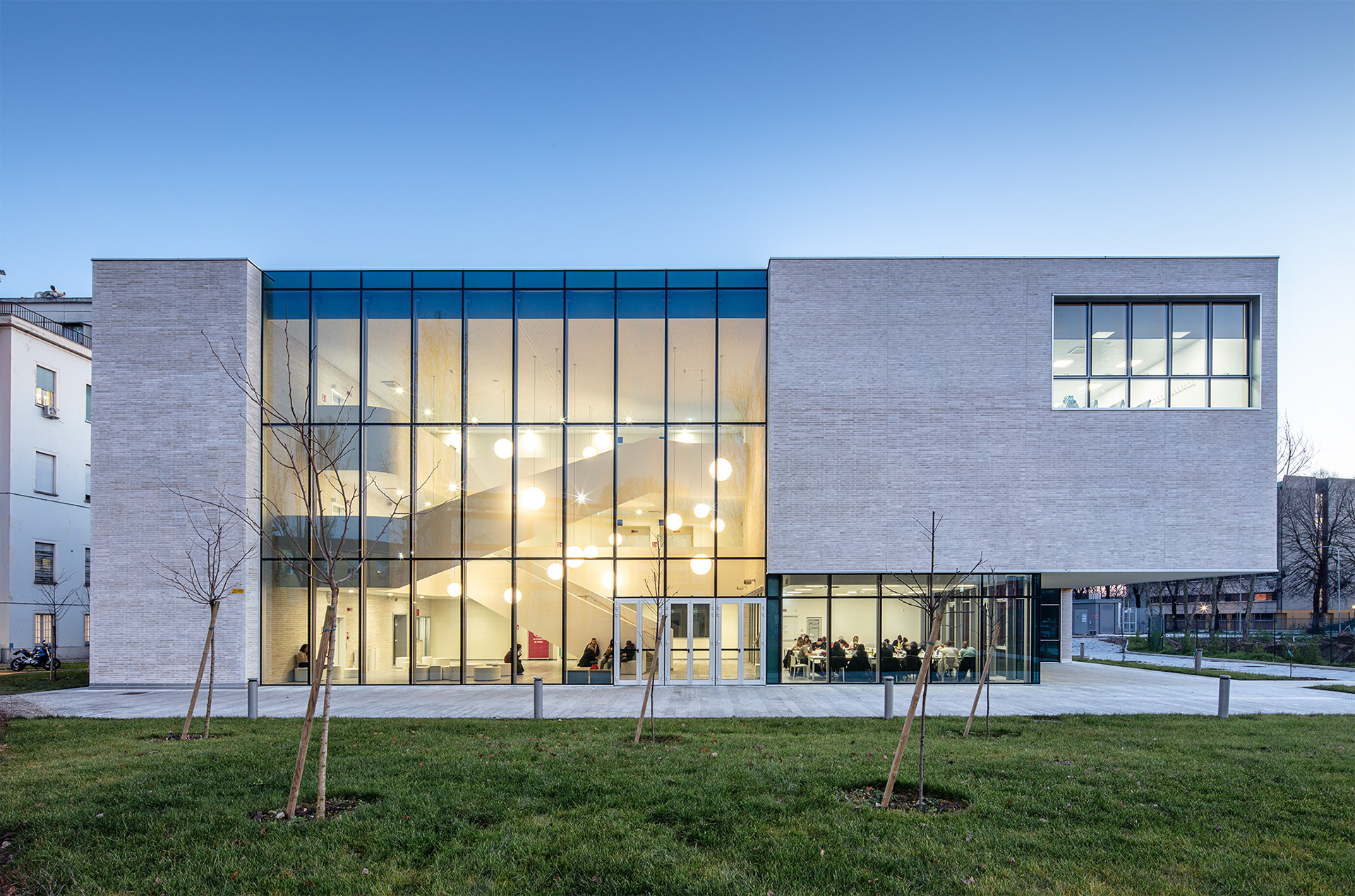 Nuovo Polo Didattico Scienze del Farmaco di Pavia per ITI Spa.