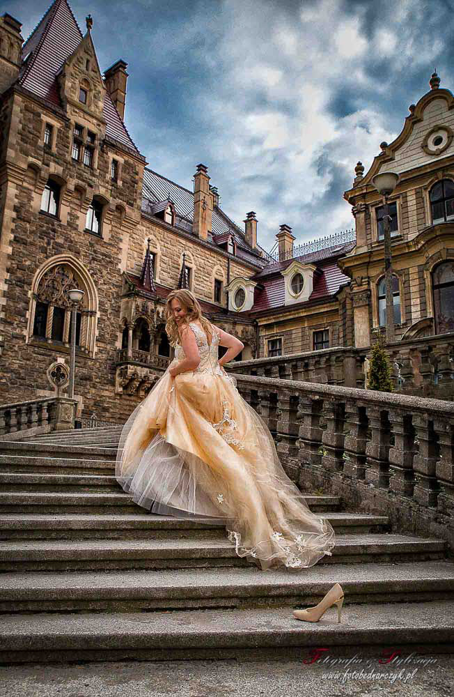 Pałac Moszna . Sesja zdjęciowa