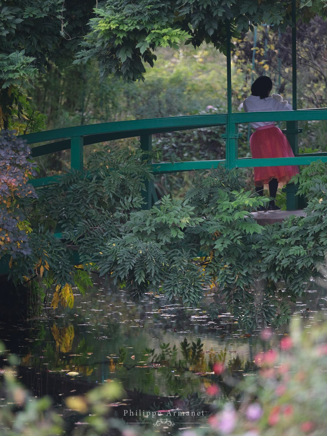 Photo d'art du pont japonais de Claude Monet