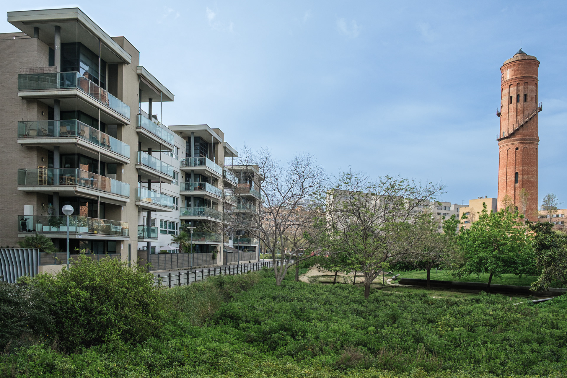 Vista urbana de Diagonal Mar, Barcelona