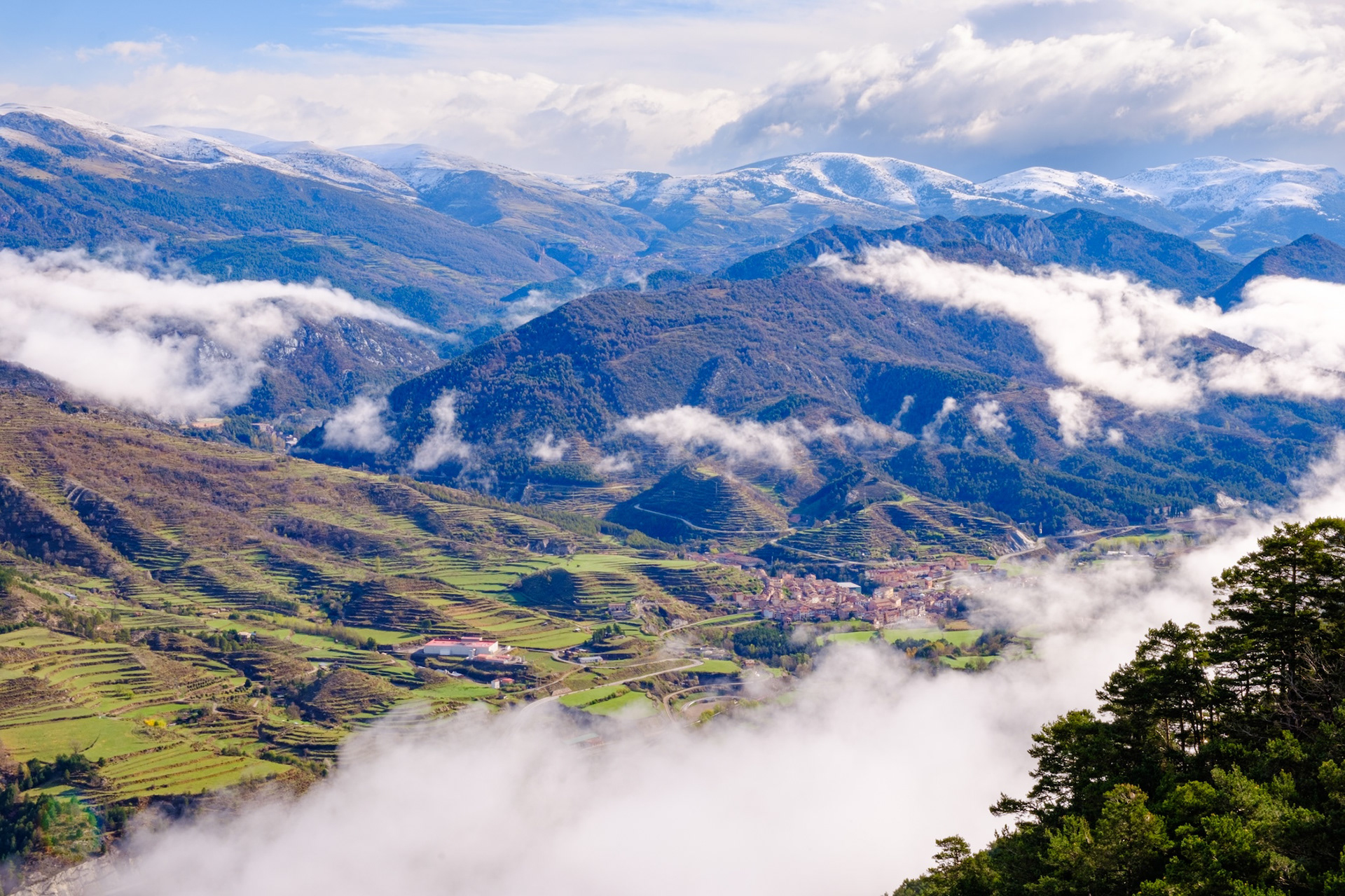 Vista de la vall de Lillet