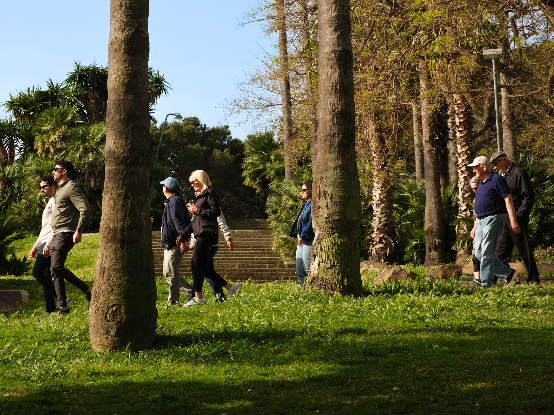 Turistes, Montjuïc