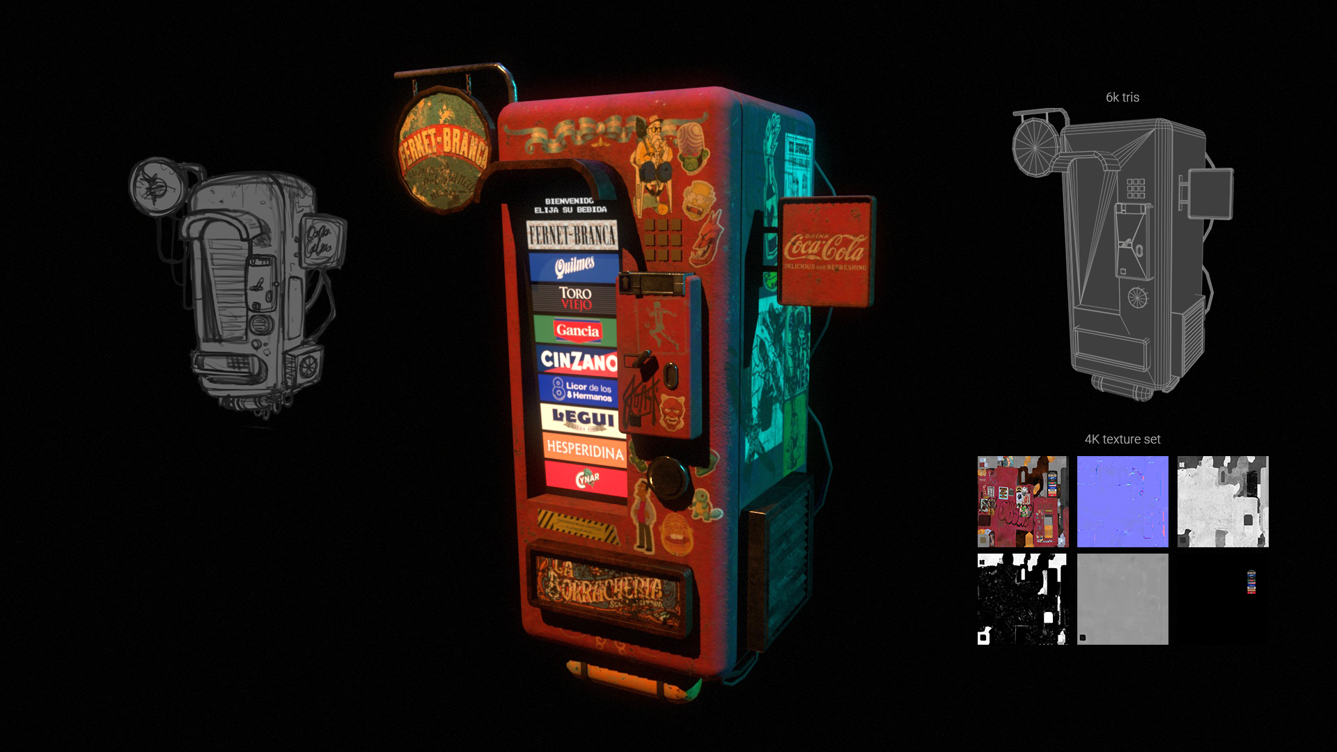 Game-ready asset. Original concept.