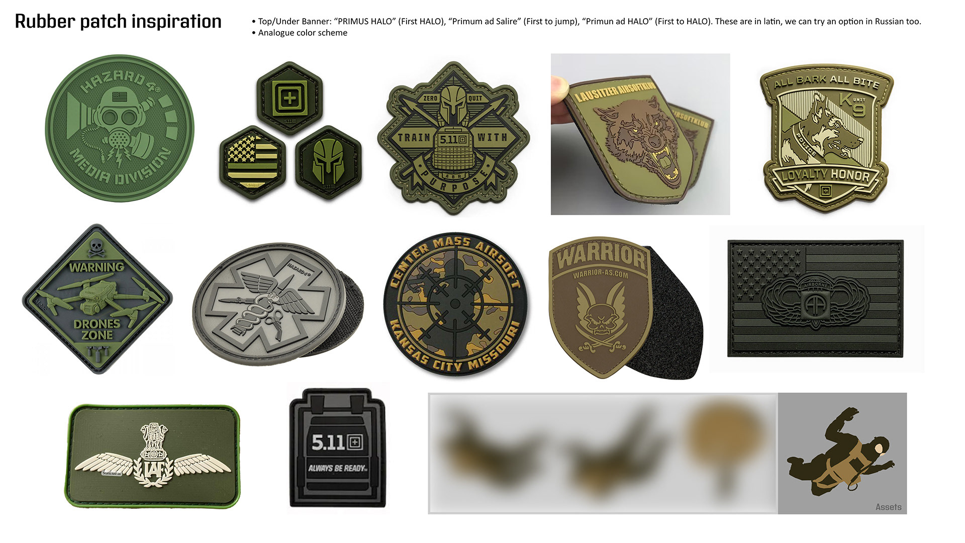 Halo Jump Patch brief by Joaquin Herrera.