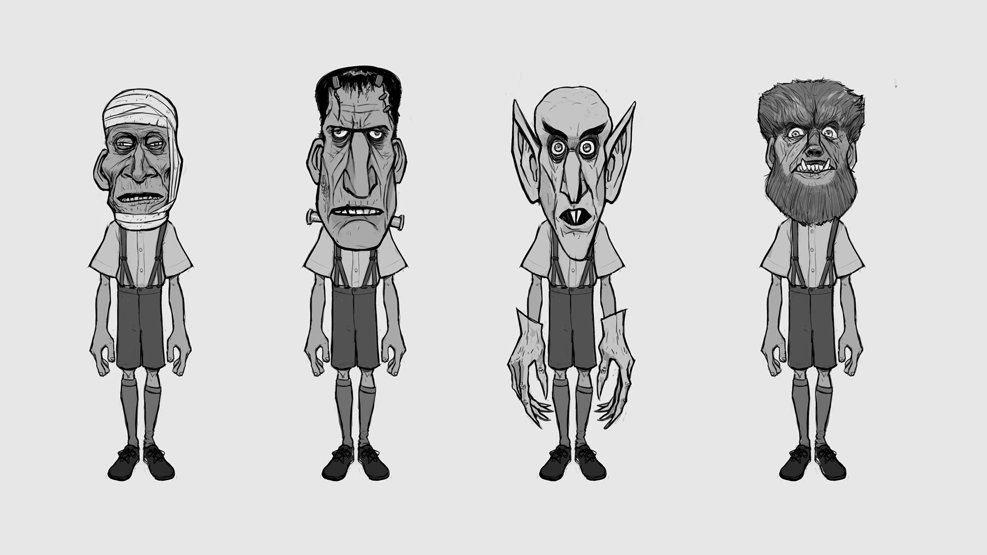 Mask/costume variants for a retro kid (2023).