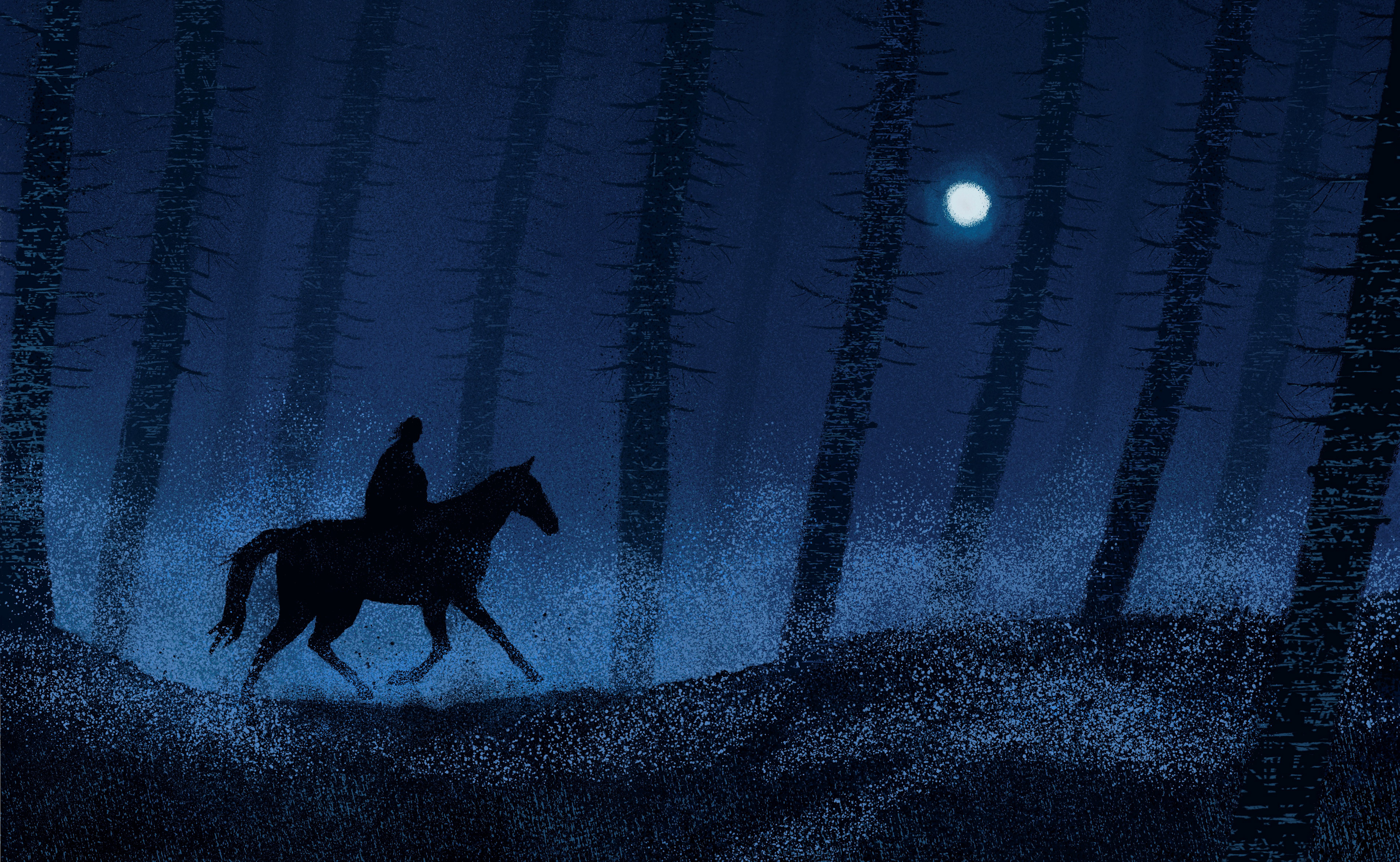 Illustration inspired by 'Erlkönig', a poem by Johann Wolfgang von Goethe.