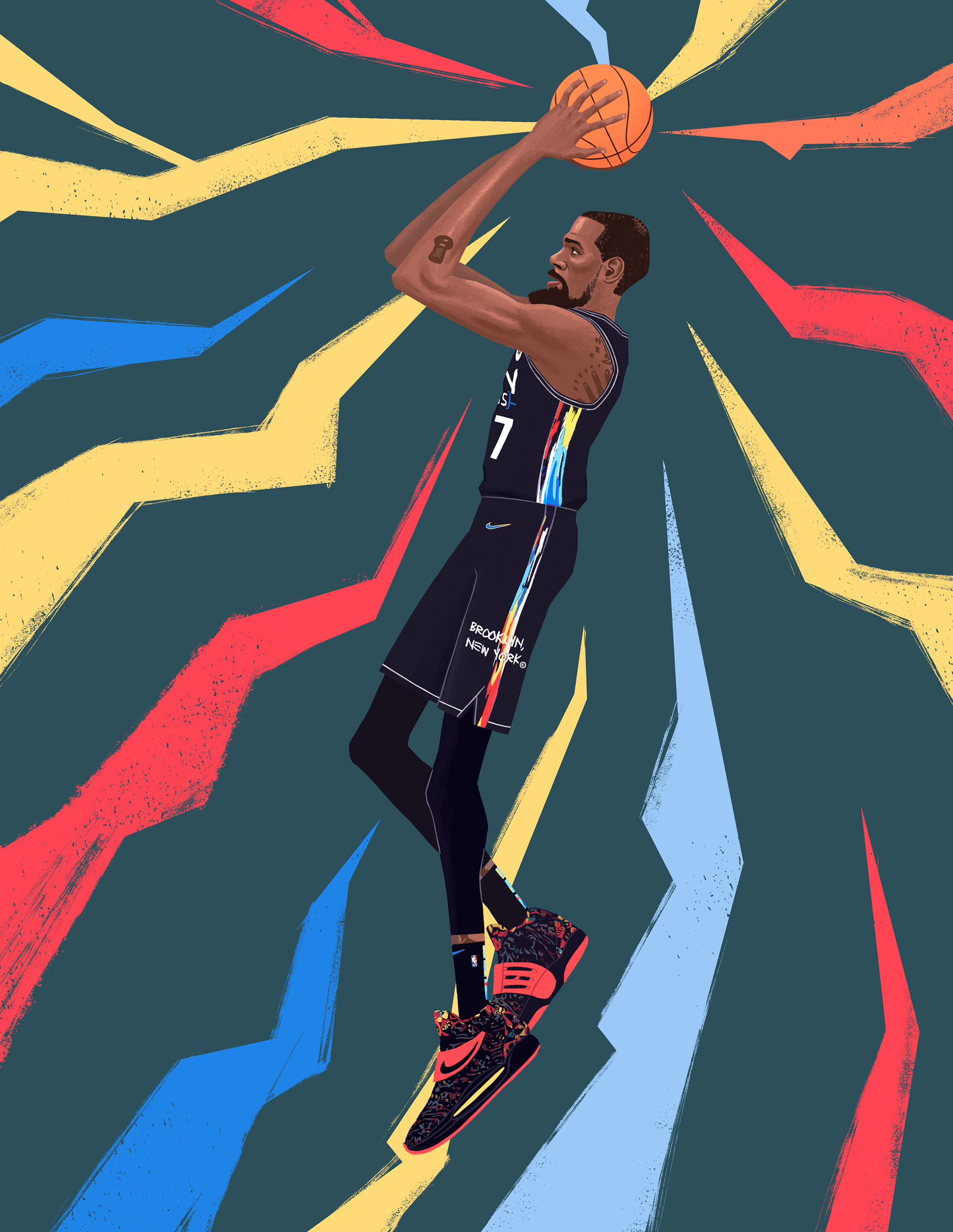 Brooklyn Nets' Kevin Durant.