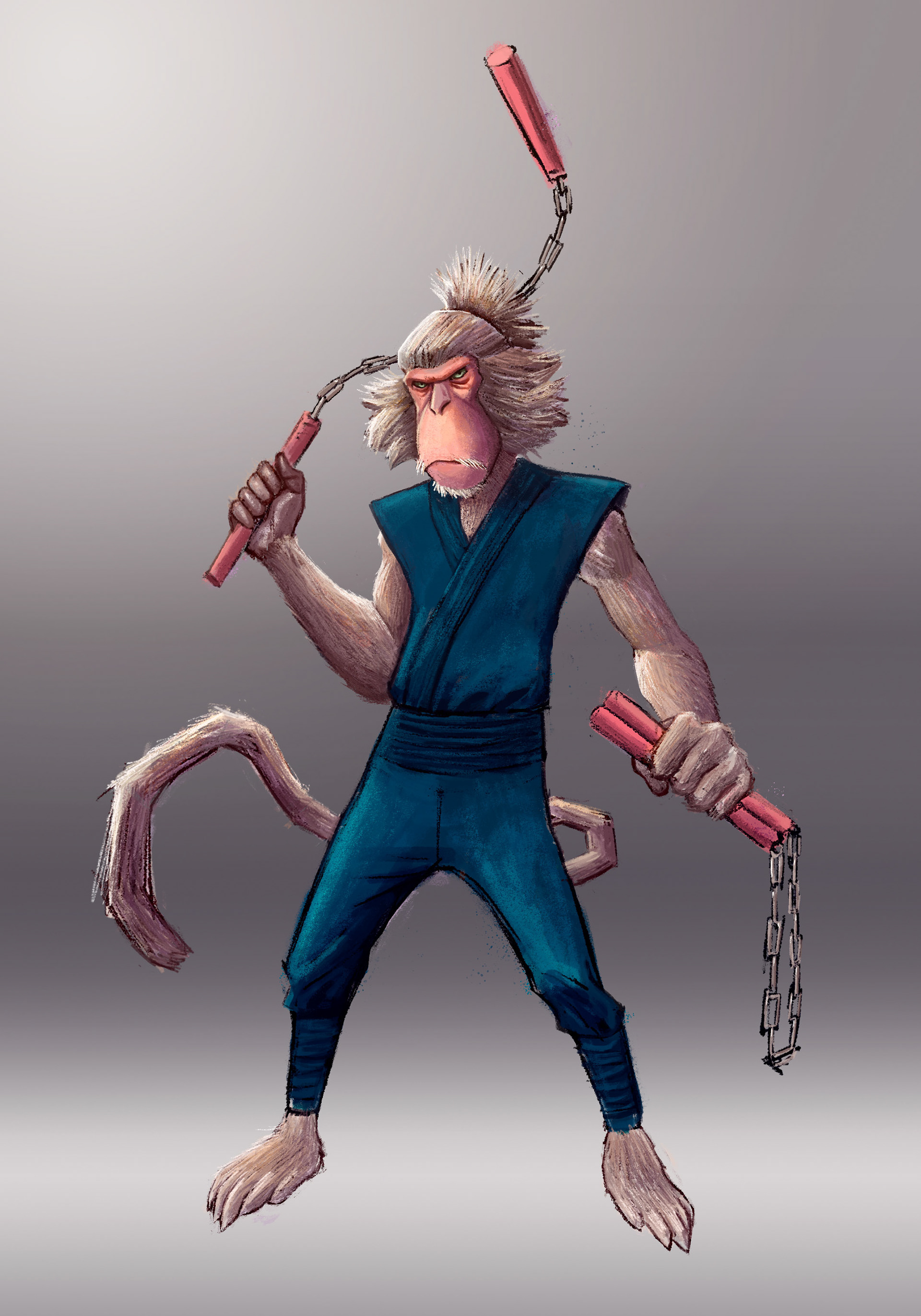 Design concept for one of the characters of 'Ryo', a personal project.