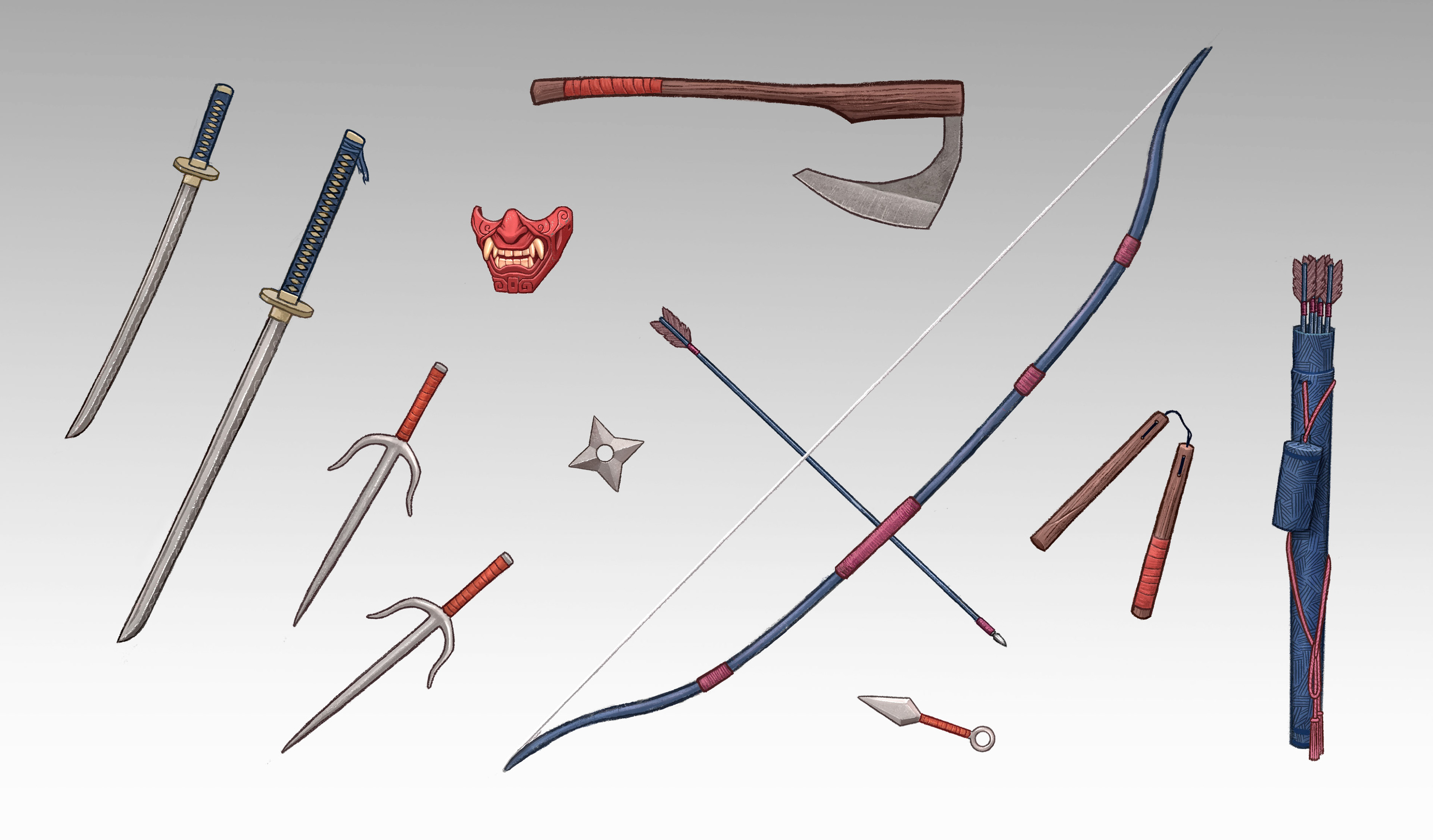 Samurai props (2020).