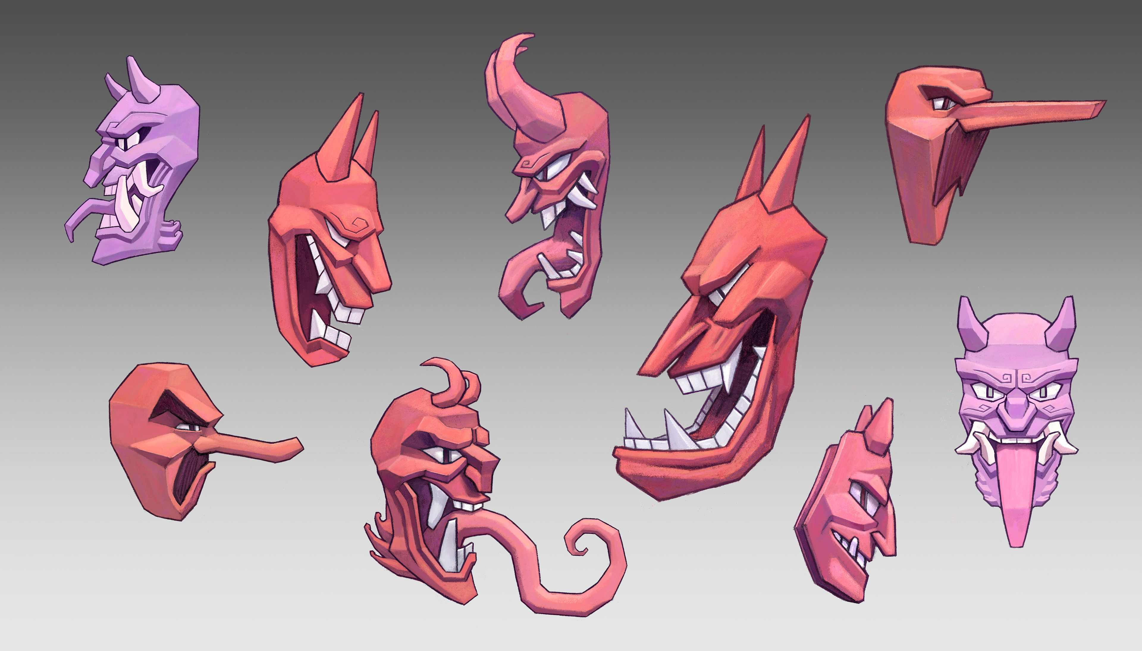 Japanese masks. (2020)