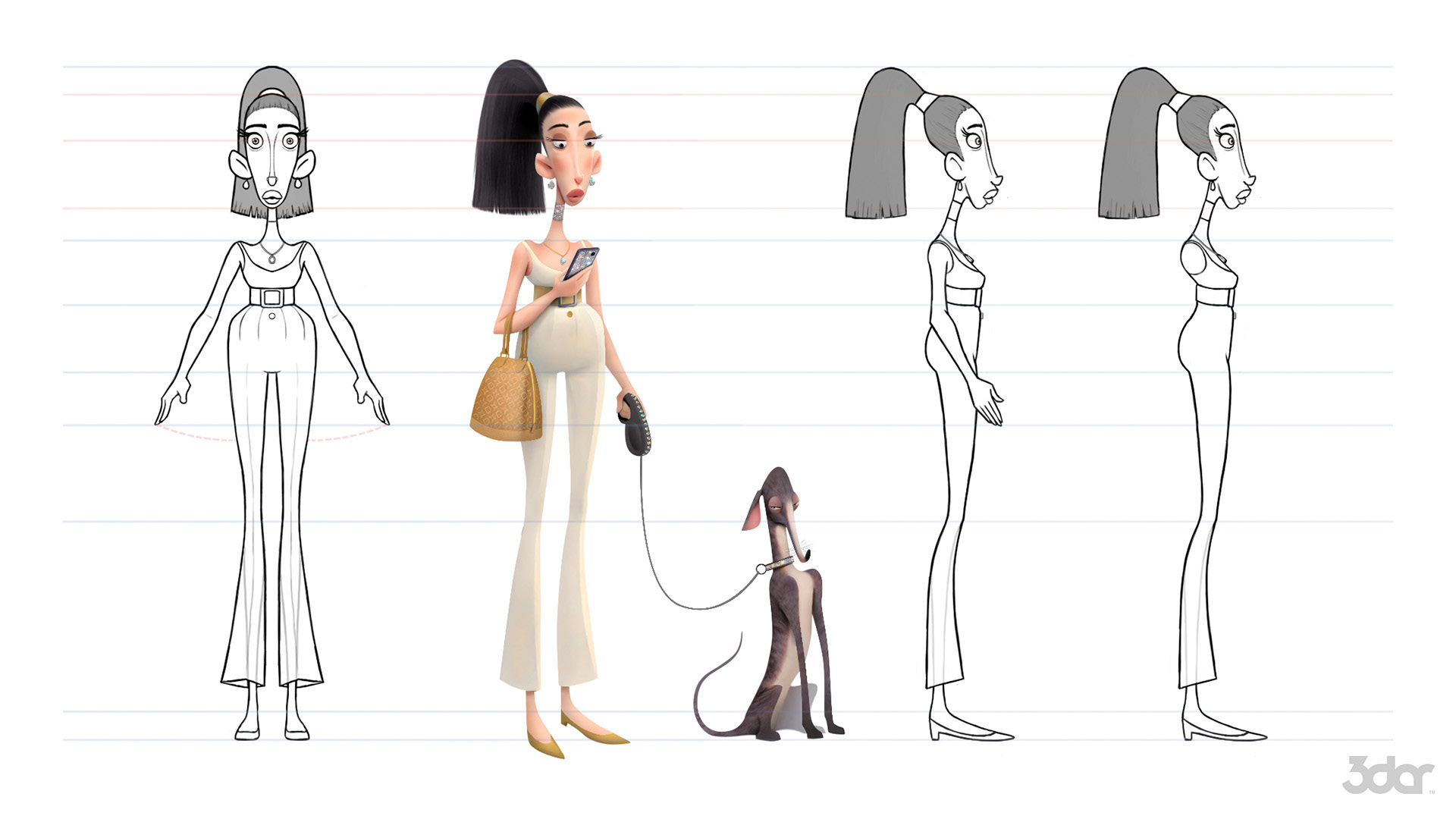 Character model sheet.