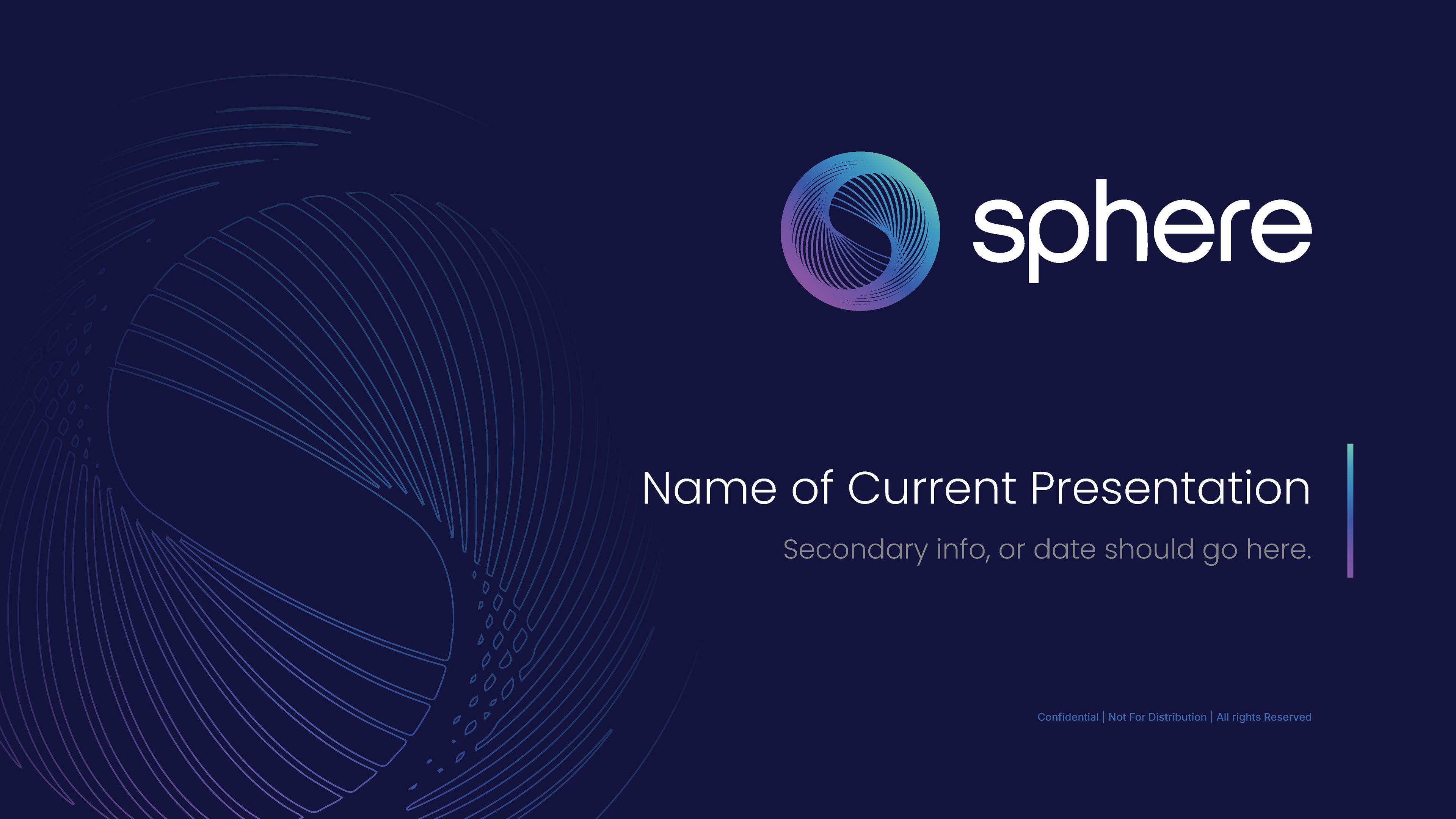 Power Point Presentation Deck - Dark