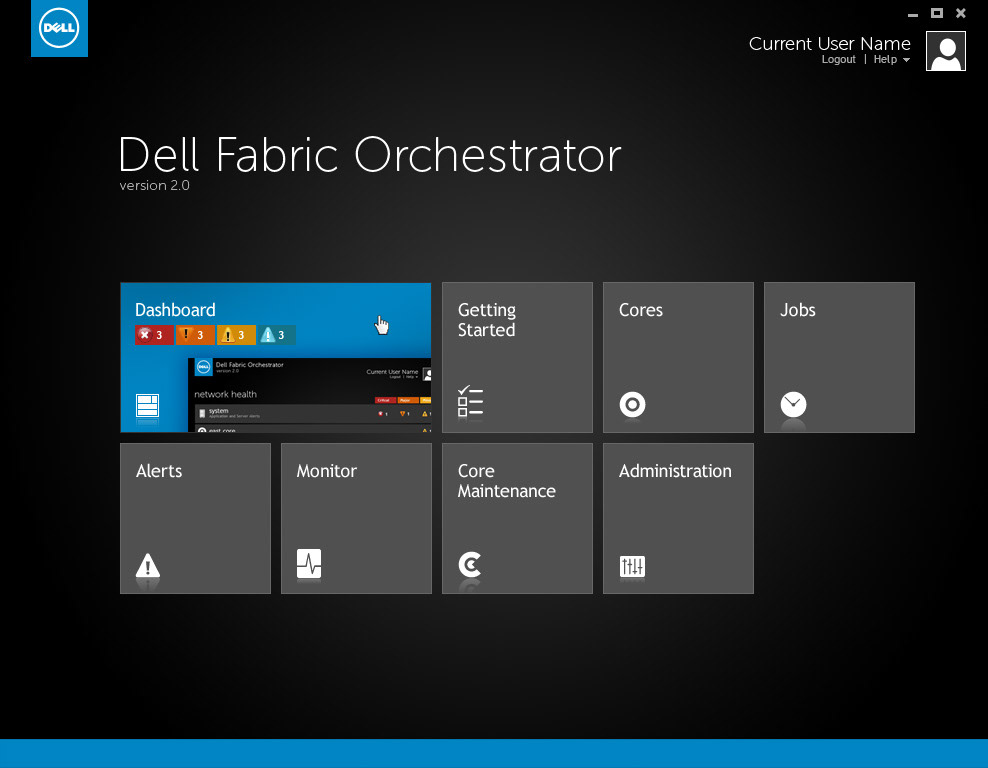 Dell Fabric Orchestrator - Dashboard