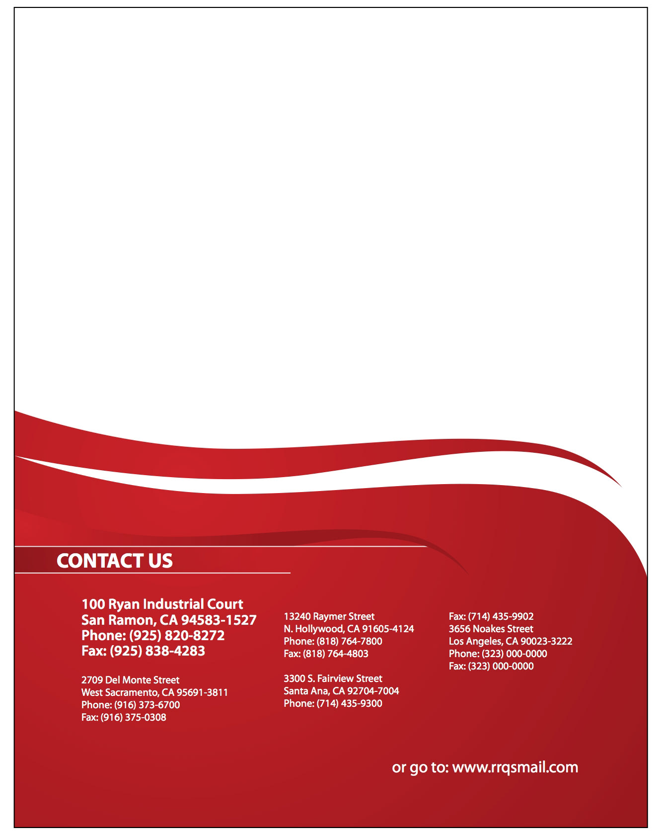 Trifold Brochure - Back