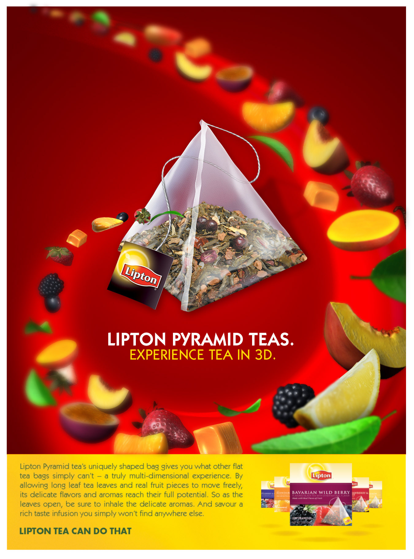 Pyramid Teas - Print Ad