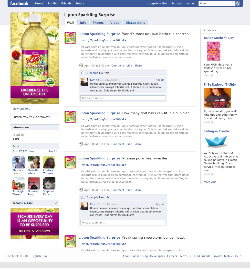 facebook launch campaign