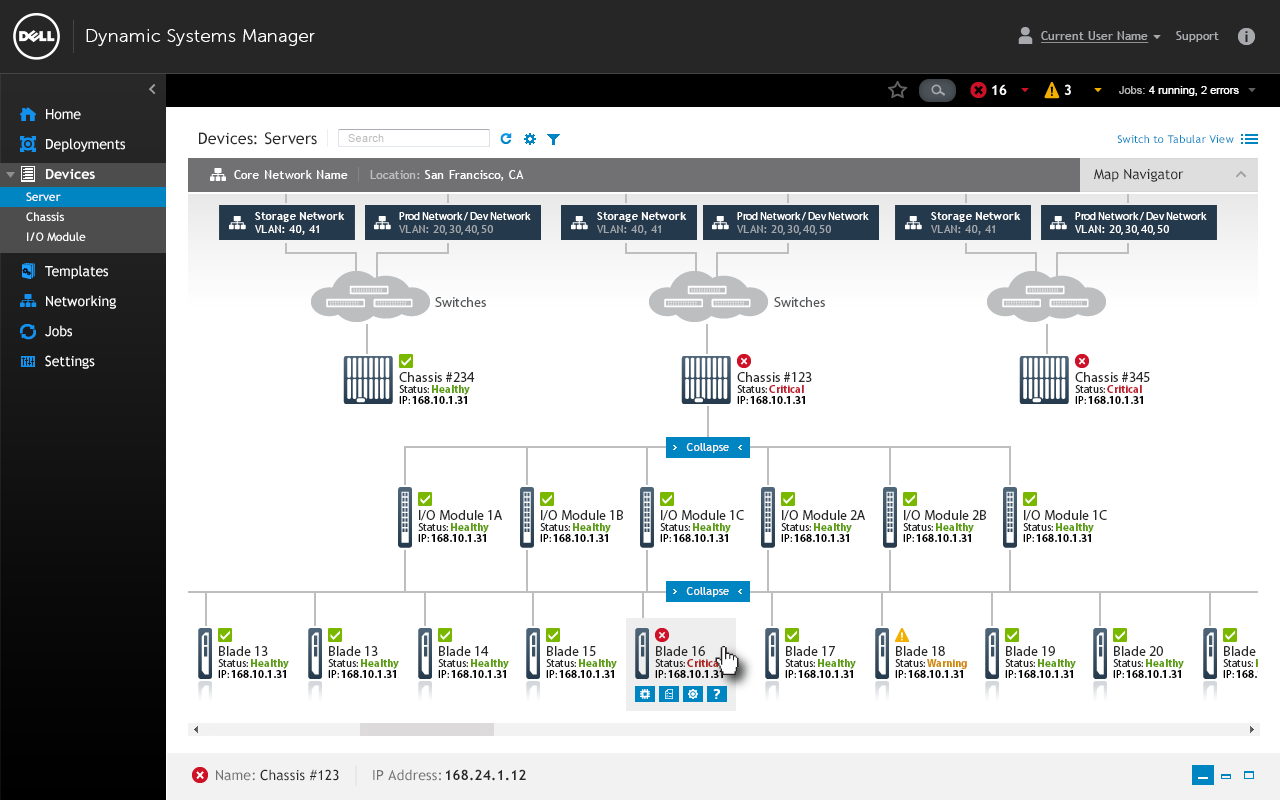 Dynamic System Manager - Topology View 2 - C3