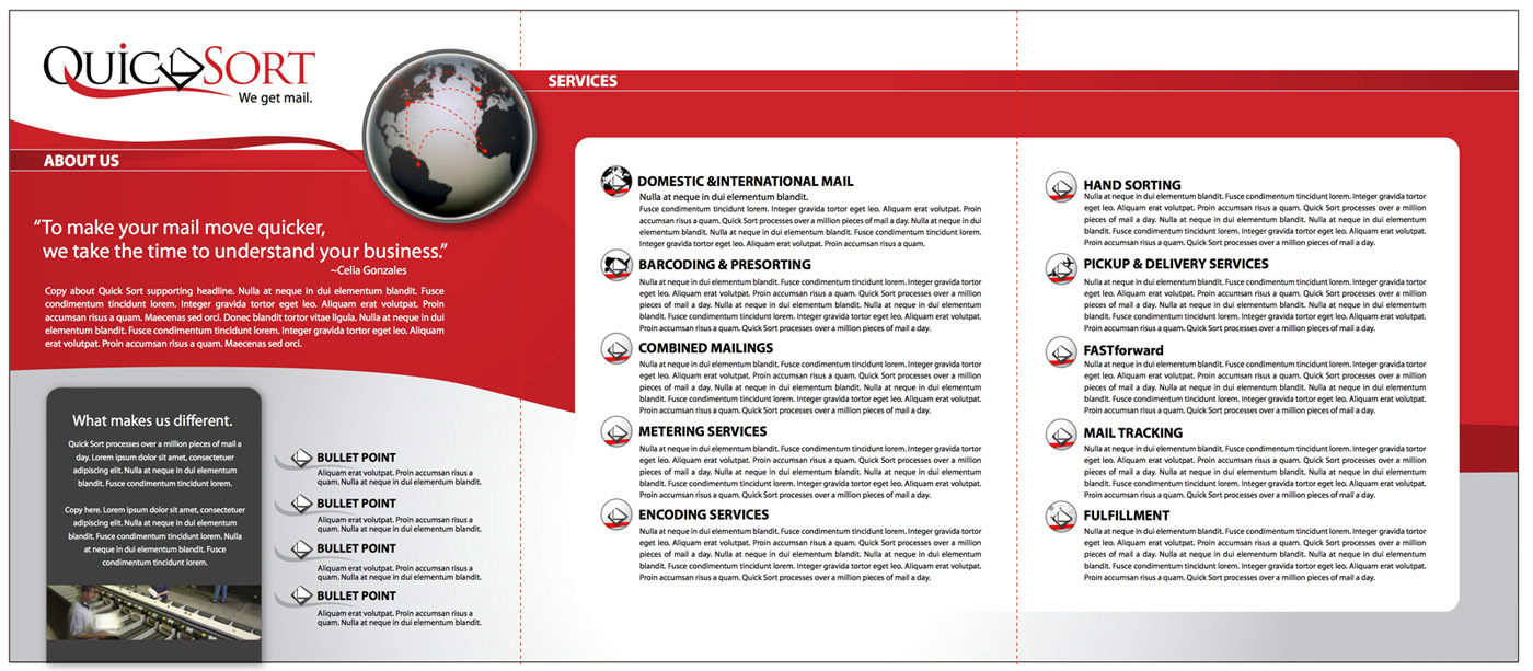 Trifold Brochure - Fully Open