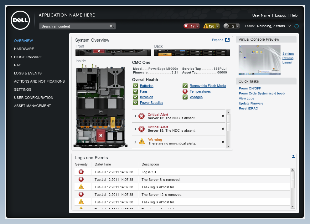 Server Blade template for Enterprise Apps - C2