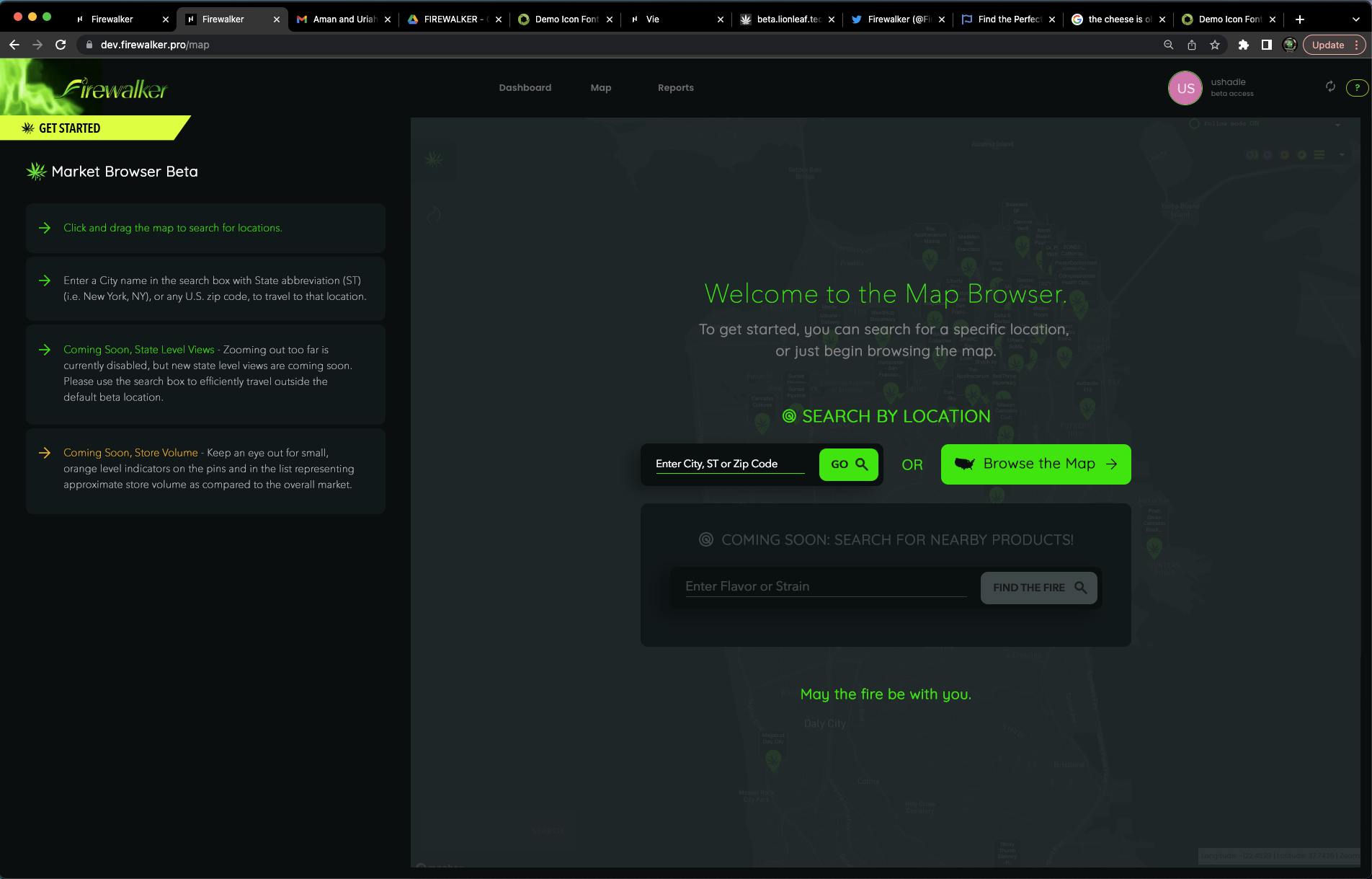 Welcome Screen