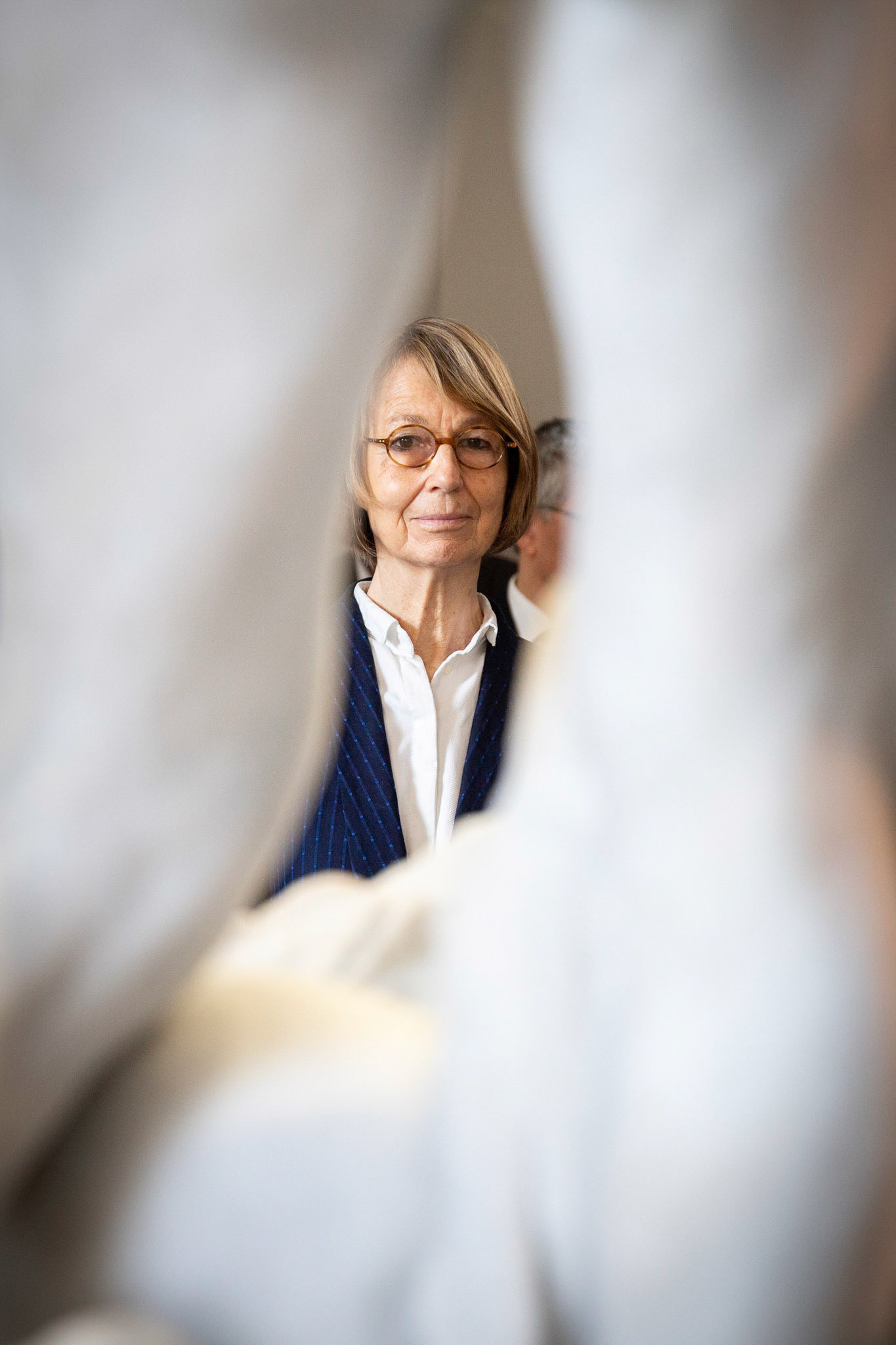 Françoise Nyssen (ministre de la culture) lors de l'inauguration du musée Camille Claudel, à Nogent sur Seine. Nogent-sur-Seine, FRANCE - 13/04/2018