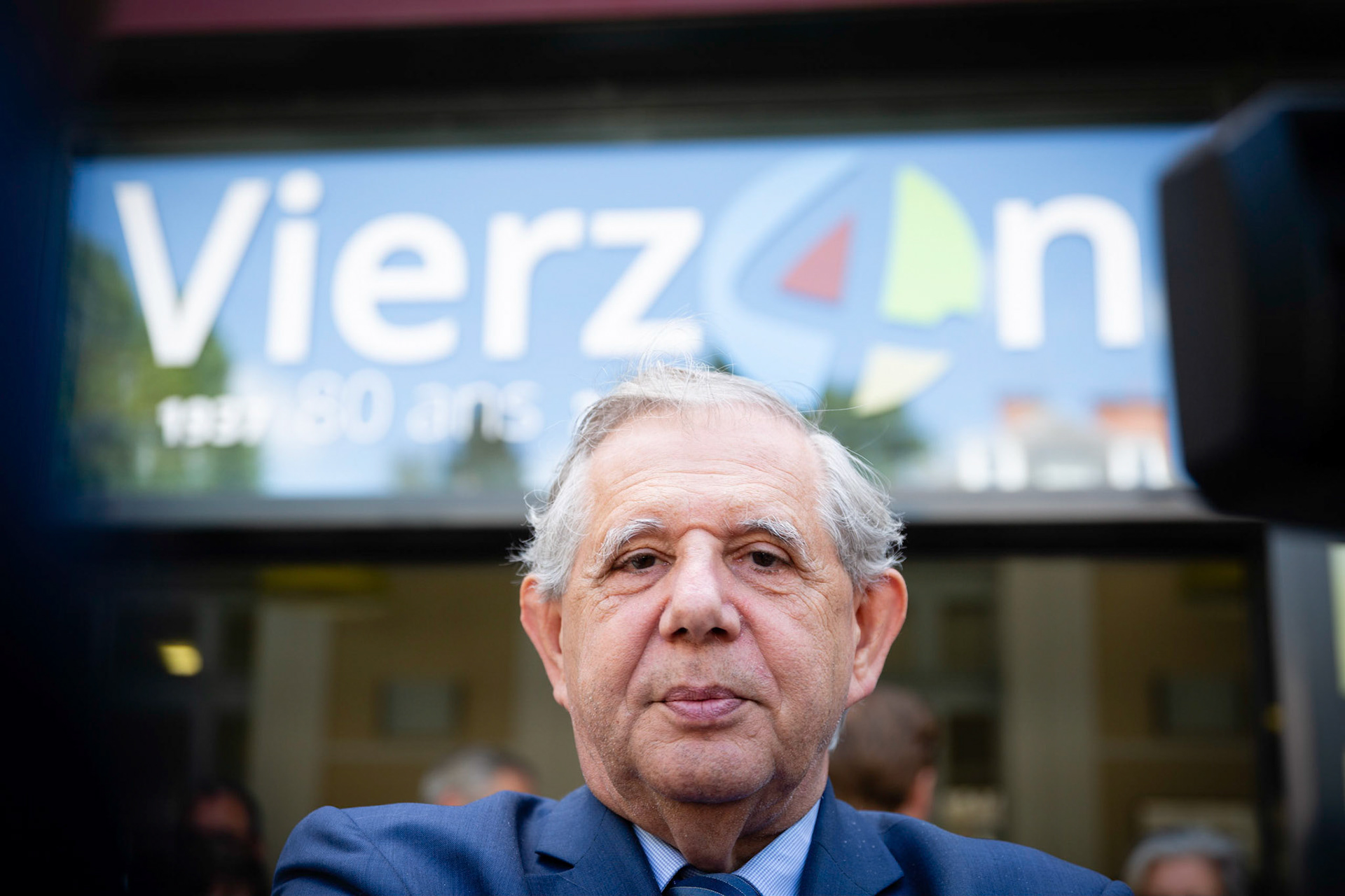 Jacques Mézard à Vierzon attend le premier ministre Edouard Philippe. Vierzon, FRANCE - 03/05/2018