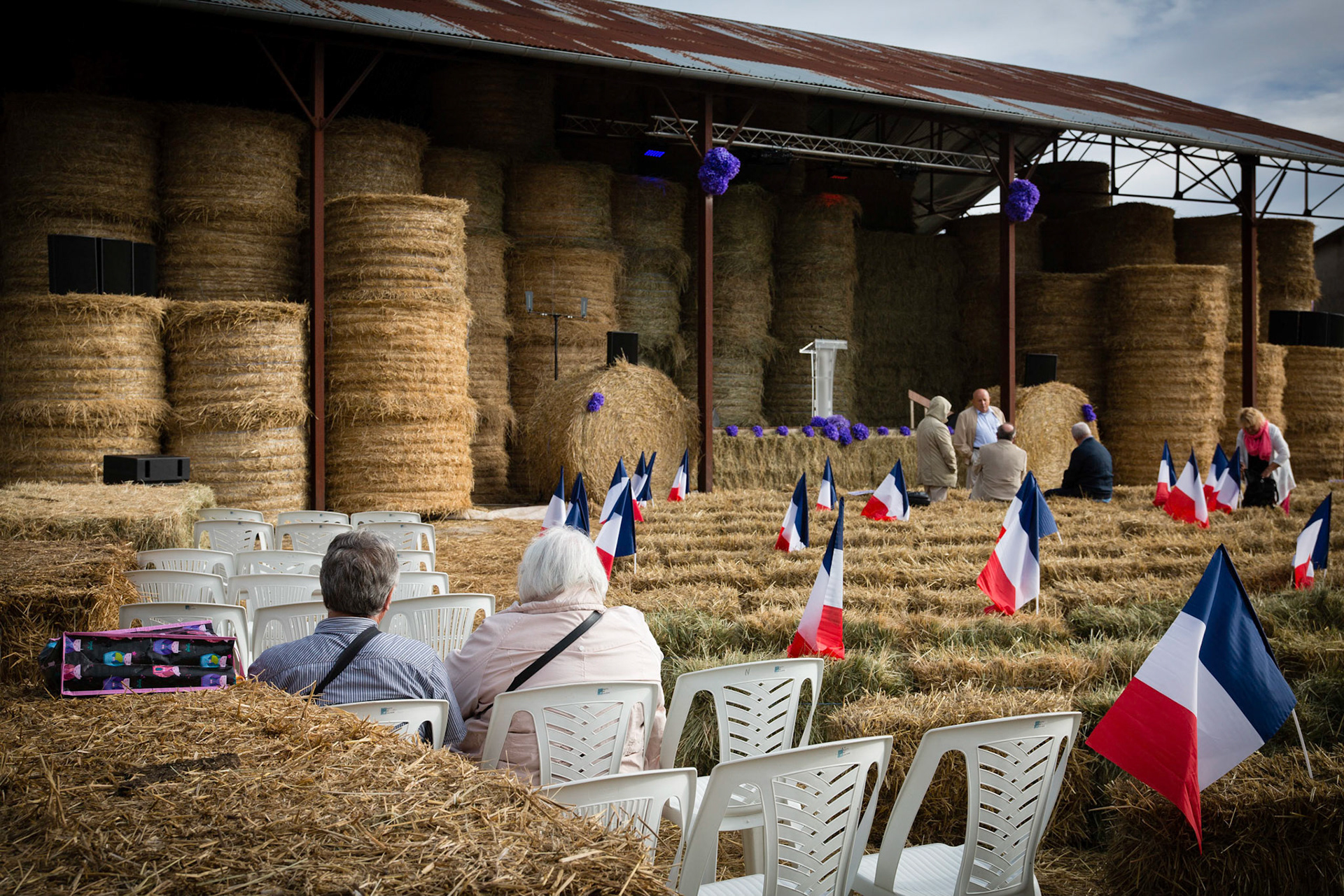 Fête de la violette, à Souvigny-en-Sologne. Souvigny-en-Sologne, FRANCE - 22/09/2018