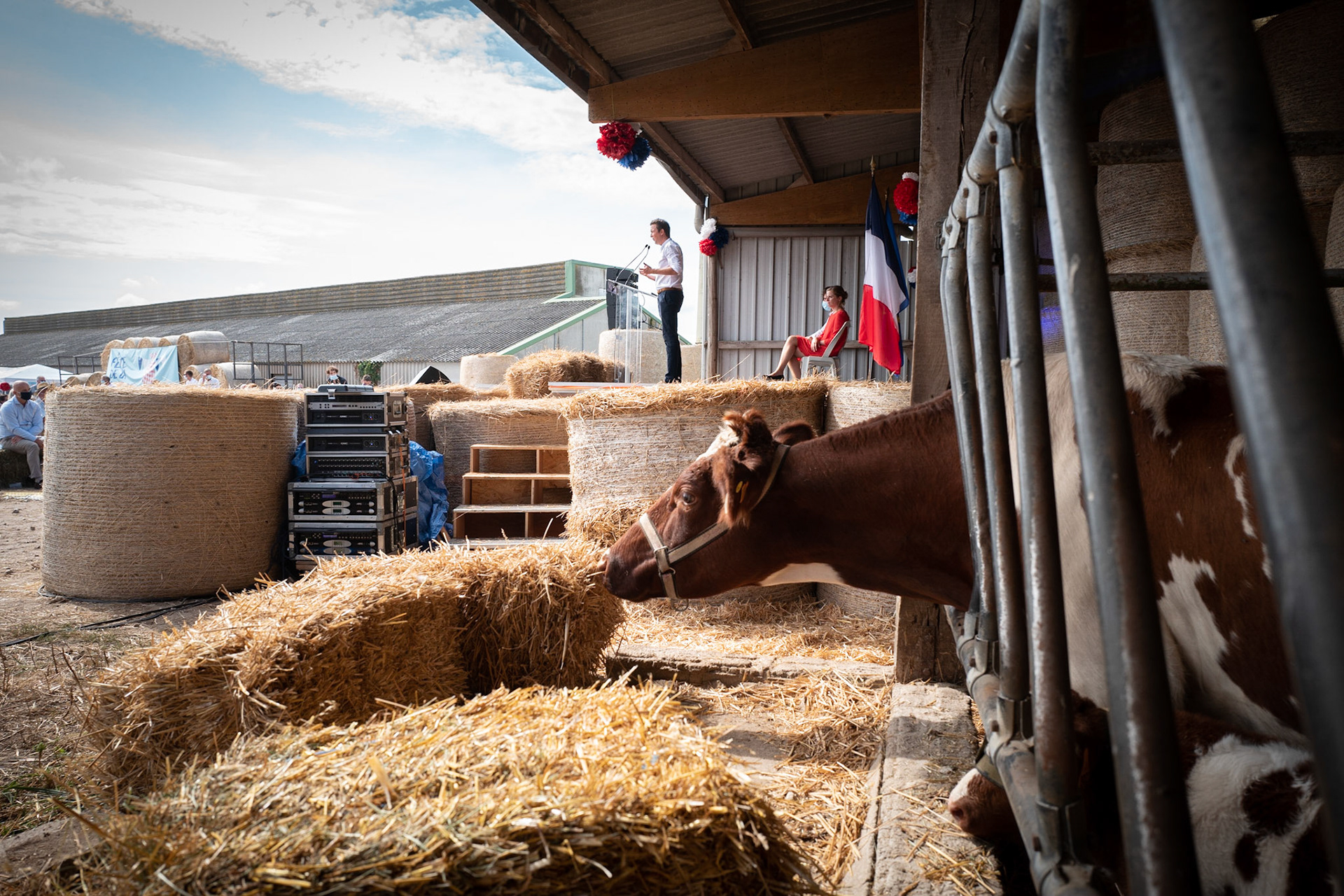 Guillaume Peltier (député et Vice-président des Républicains) pendant la Fête de la Violette, à La Marolle en Sologne.La Marolle en Sologne, FRANCE - 19/09/2020