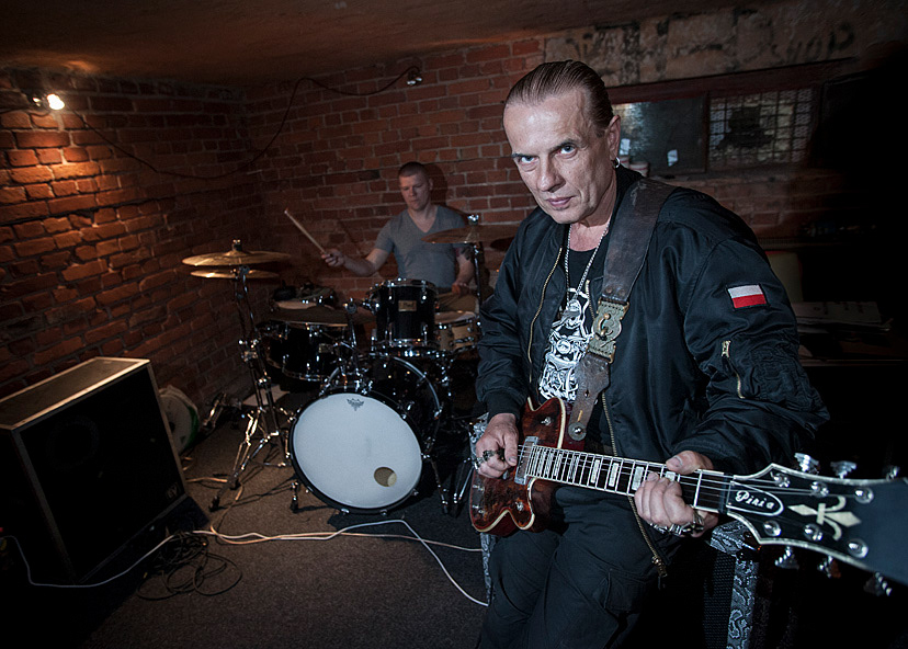 Andrzej Nowak, lider zespołu Złe Psy Założyciel legendarnego TSA