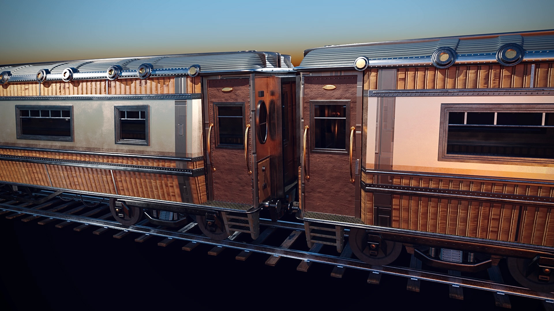 Train CG Model – Blender Cycles Render